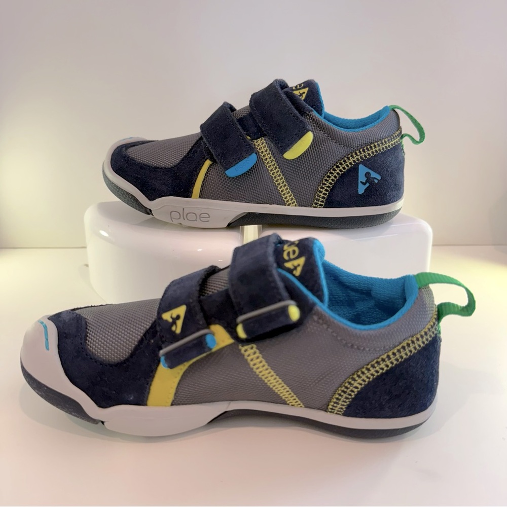 PLAE Ty Kids Shoe, Blue. US Little Kid Size 11 / EU Size 28